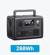 BLUETTI AC2A, 204Wh LiFePO4 Battery Backup 300W (600W Power Lifting) AC Outlets, Recharge from 0-...