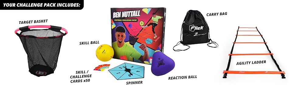Ben Nuttall Challenge Pack Flick Soccer Football Game