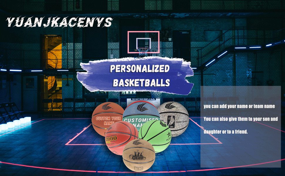 Personalized Basketballs