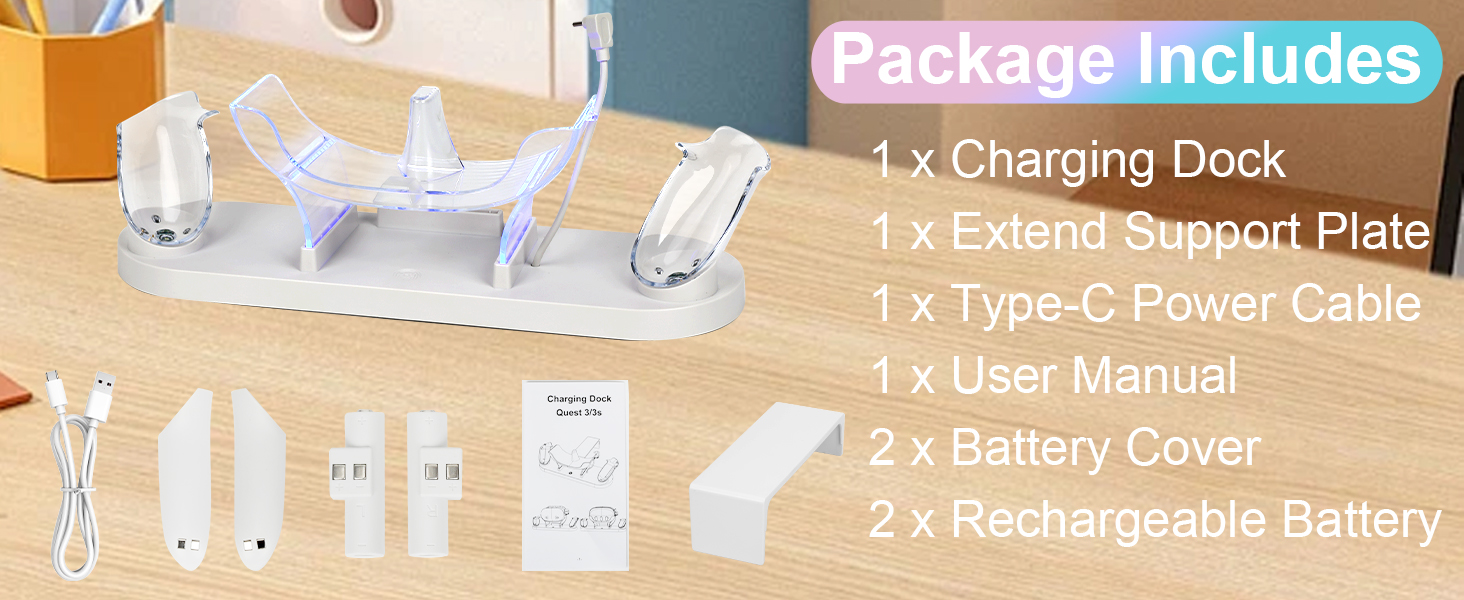 quest 3 charging station