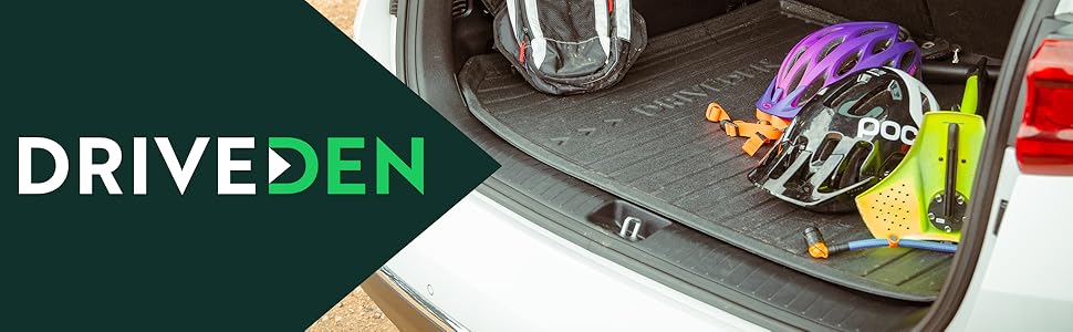 DRIVEDEN Boot Mat protecting the boot carpet from cycling equipment