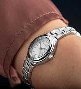 Sekonda Elizabeth Women's Quartz Watch 33mm with Stone Set Case, Analogue Display and Stainless S...
