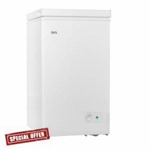 SIA SCF92WE Freestanding 92L White Chest Freezer