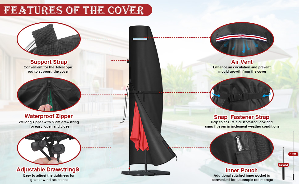 garden parasol cover