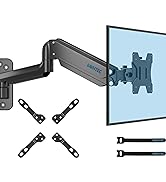 BONTEC Dual Monitor Stand for 13-32 inch LCD LED PC Screens, Double Monitor Mount for Desks, Heig...