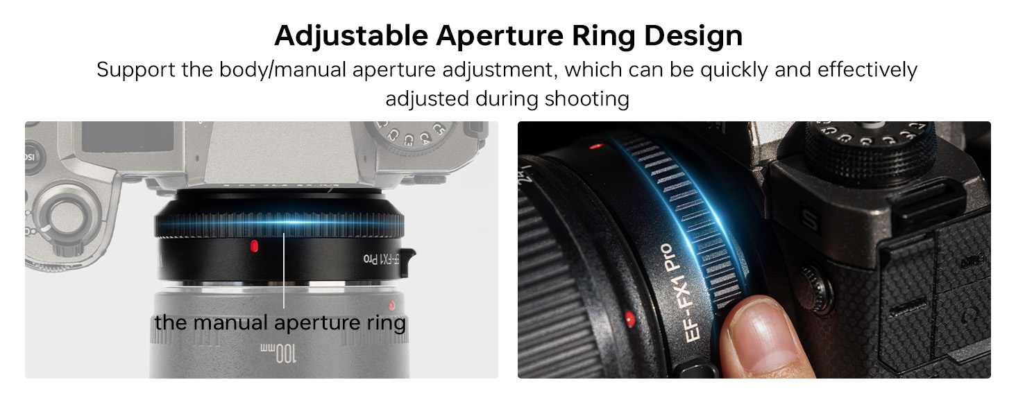 VILTROX EF-FX1 PRO Auto Focus Lens Mount Adapter Converter