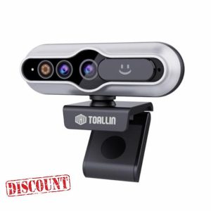 TOALLIN 2K QHD Webcam with Windows Hello