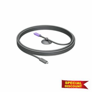 Logitech Active USB Cable | Single-cable BYOD connection with MeetUp 2 | Video Conferencing Accessory for Small Rooms