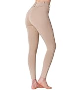 Harry Hall Classic Ladies Pull On Riding Tights with Full Silicone Seat - Two Phone Pockets - 4 W...
