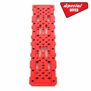 Hopbucan 1 PCS Red Angeleyes 32080 Telescope Dovetail Mounting Plate Standard Dovetail Plate Dovetail Mounting Fixing Plate