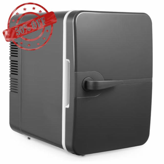 ULTECHNOVO Mini Fridge 6 Litre - Portable Quiet Small Fridge - Cooler & Warmer for Bedrooms