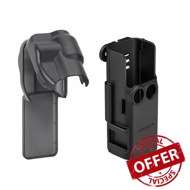 LICHIFIT Multi-Functional Expansion Adapter Mount + Gimbal Lens Screen Protective Cover for DJI OSMO Pocket 3 Camera Bracket Frame Case Protective Cage Holde
