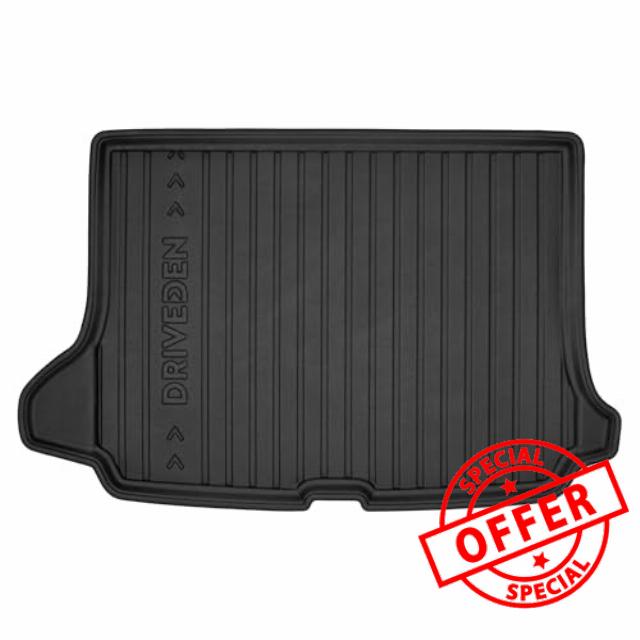 DRIVEDEN Tailored-fit Rubber Boot Mat Liner for Audi Q2 2016-2024 (with Raised Boot Floor)