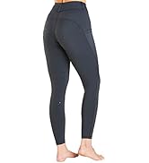 Harry Hall Recycled Equestrian Leggings – High-Rise Riding Tights with Full Silicone...