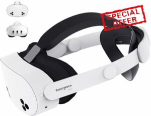 Sonicgrace S3 Air Comfort Head Strap Compatible with Meta Quest 3 and Quest 3S