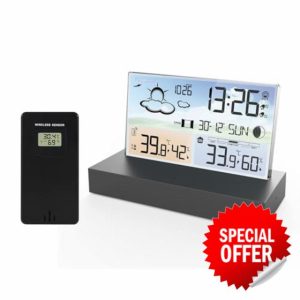 ALLOMN Weather Station with Outdoor Wireless Sensor