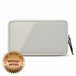 Native Union Stow Organizer - Premium Travel Tech Kit Crafted with Durable Canvas-Keep Essentials Organized with Flexible Storage & Quick-Access Pocket for Cable