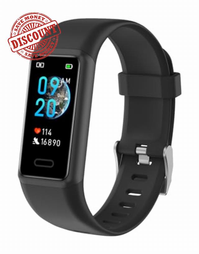 Cloudpoem Fitness Tracker with Heart Rate Sleep Monitor Step/Calories Counter