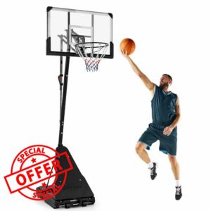 COSTWAY Adjustable Basketball Hoop