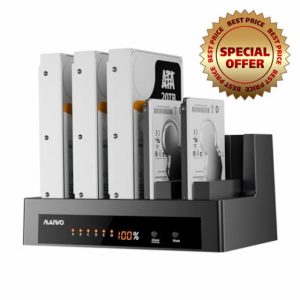 MAIWO 5 Bay External Hard Drive Docking Station for 2.5'' 3.5'' SATA HDD/SSD