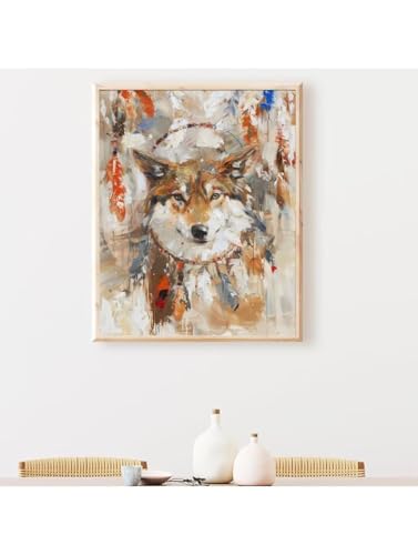 Animal Wolf Painting by Number Kits On Canvas