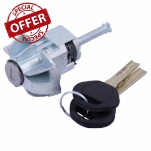 HouYeen Front Right Drivers Side Door Lock Barrel Cylinder for 3 Series E46 318d 320d 320i 325i 325xi 330d 330i 330xd 330xi 316ti 318td 318ti 320td 325ti 2000-2007