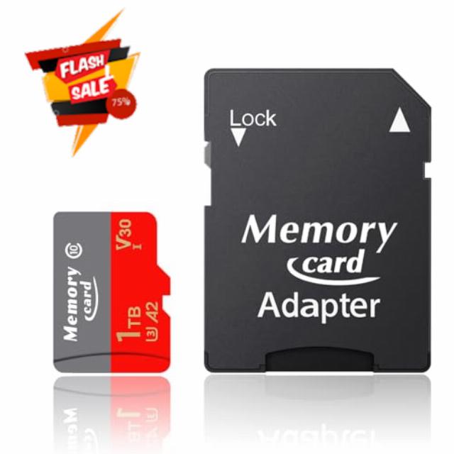 Ultra 1024GB Memory Card + Adapter - TF Card 4K Full HD Video Recording