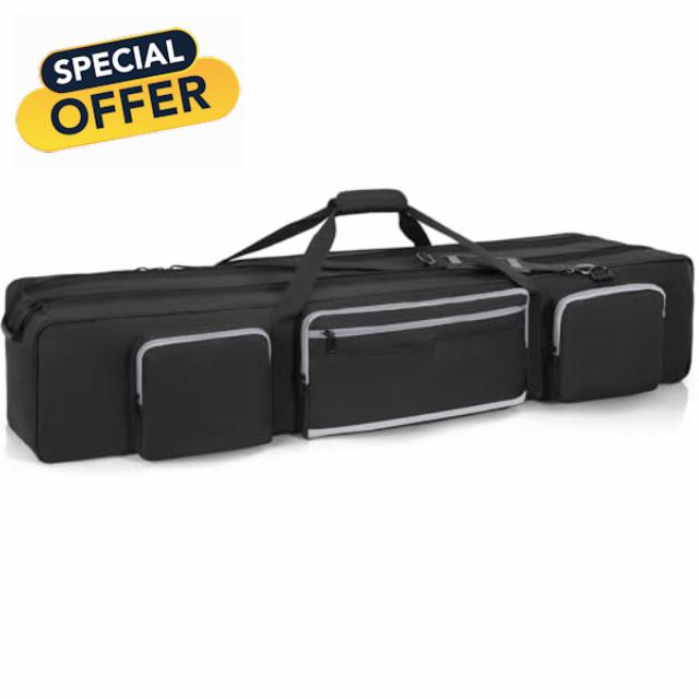 BQKOZFIN 50.8" Tripod Bag Padded Tripod Carrying Case