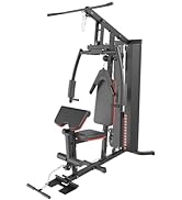 Wall Mounted Cable Crossover - Adjustable Home Gym Equipment - 18 Positions Double Bar Track - Li...