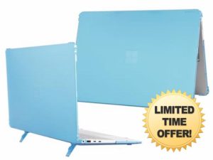 mCover Case ONLY Compatible for 2024+ 13.8" Microsoft Surface Laptop 7 Windows PC with ARM CPU and AI-Powered Copilot+ (NOT Fitting Other Surface Models) - Aqua