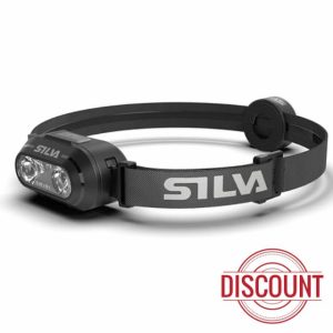 Silva Head Torch Battery Powered - Rechargeable USB-C - Smini - 53 Grams - 250 Lumen Head Lamp - 3 Brightness Levels - White and Red LEDs - Battery Indicator - for Running in Urban Areas & Outdoor            [Energy Class A]