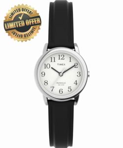 Timex Easy Reader Women's 25 mm Leather Strap Date Window Watch