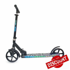 Zinc Big Wheeled Light Up Brillz Scooter - Light Up Deck