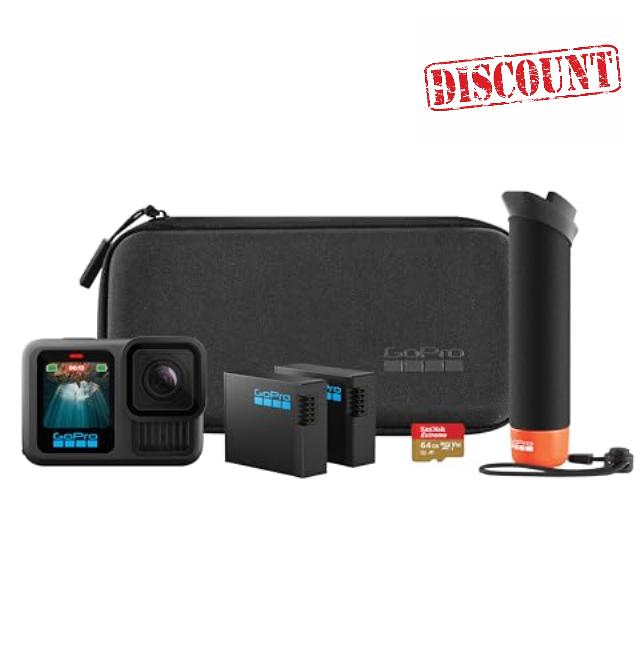 GoPro HERO13 Black Accessory Bundle - Includes The Handler (Floating Hand Grip)