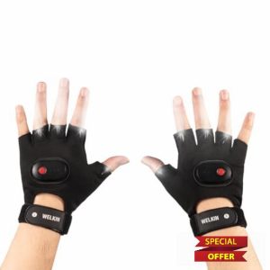 WELKIN Bright LED Flashlight Gloves