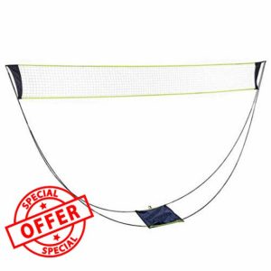 YIGZYCN Foldable Badminton Set Easy Standard Volleyball Net For Professional Tennis Pickleball Training Indoor Outdoor Sports