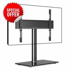suptek Reinforced Universal TV Stand for Large TVs in 37-75 inch