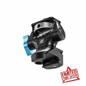 DFCINE Camera Monitor Mount with Nato Clamp| Swivel and Tilt Adjustable Mount with NATO Rail Clamp. Universal 1/4” Screw