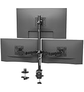 BONTEC Single Monitor Arm Desk Mount for 13-32 inch LCD LED Screens, Height Adjustable Tilt Swive...