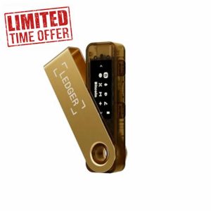 Ledger Nano S Plus: the perfect entry-level hardware wallet to securely manage all your crypto and NFTs. (Gold)