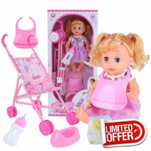Lawnrden Baby Doll Stroller Set