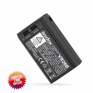 Godox VB26B VB26A VB26 Battery 7.2V/2980mAh for Godox V1C V1N V1S V1F V1O V1P round flash