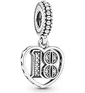 Pandora Moments 2024 graduation sterling silver dangle with clear cubic zirconia