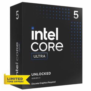 Intel® Core™ Ultra 5 Desktop Processor 245KF 14 cores (6 P-cores + 8 E-cores) up to 5.2 GHz