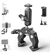 NEEWER Smartphone Video Rig, Phone Video Stabilizer Grip Vlogging Cage with Cold Shoe Tripod Moun...