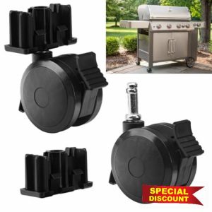 2 Pack 67066 Grill Wheels & Caster Inserts Compatible with Weber GS4 Genesis II SE335 CE310 S310 S315 E210 E310 E410 E610