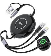 2-in-4 Multi Charging Cable, 3M/10FT multi charger cable fast charge USB multi Fast Charging Cord...
