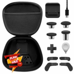 Gopiiphon Complete Component Pack For Xbox Elite Series 2 Elite Series 2 Controller Accessories With Carry Case 4 Thumbsticks