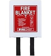 Firechief logo for company providing fire safety equipment for the home