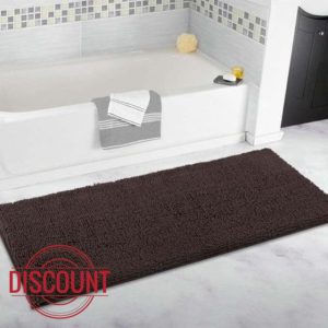 Extra Large Bathroom Rug Long Plush Bath Mat